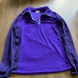 Columbia Two toned purple fleece